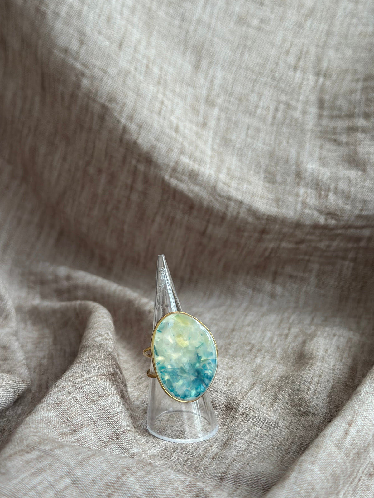Bague Pierre Bleue
