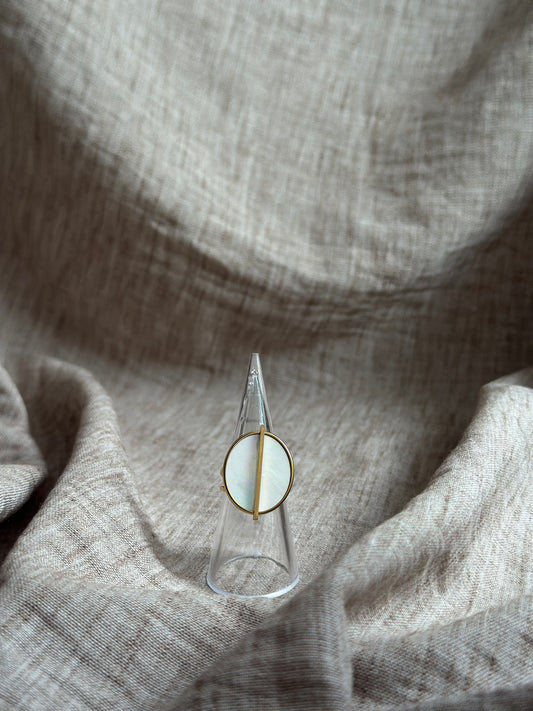 Bague Nacrée